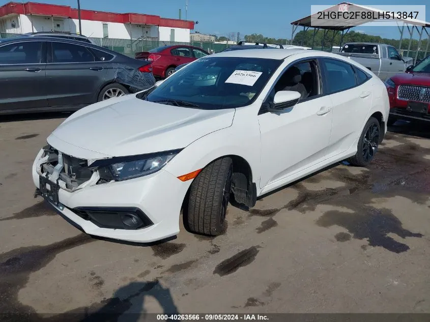 2HGFC2F88LH513847 2020 Honda Civic Sport