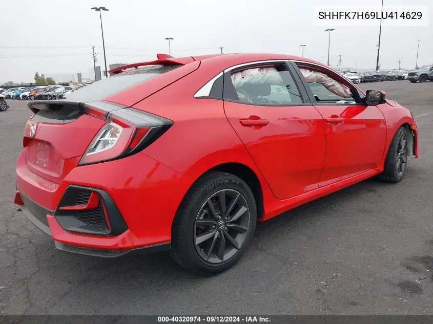 2020 Honda Civic Ex VIN: SHHFK7H69LU414629 Lot: 40320974