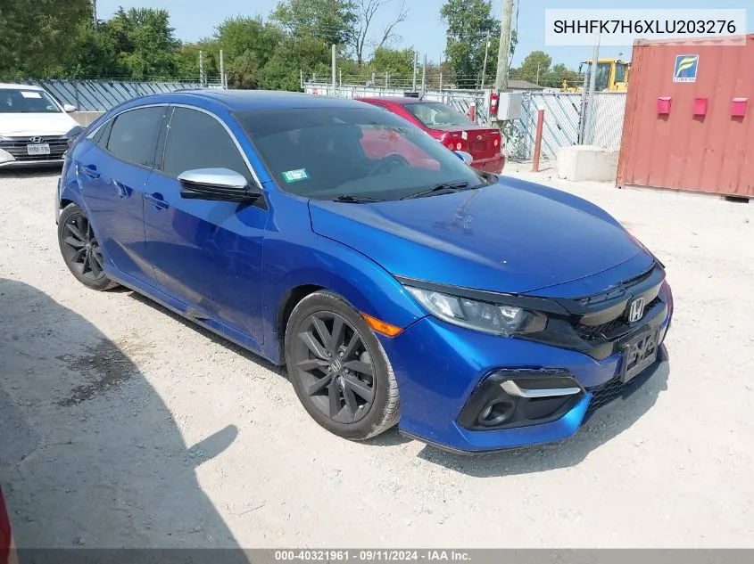 2020 Honda Civic Ex VIN: SHHFK7H6XLU203276 Lot: 40321961