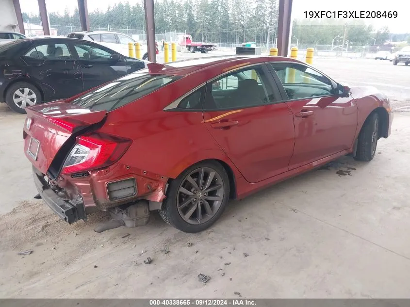 2020 Honda Civic Ex VIN: 19XFC1F3XLE208469 Lot: 40338665