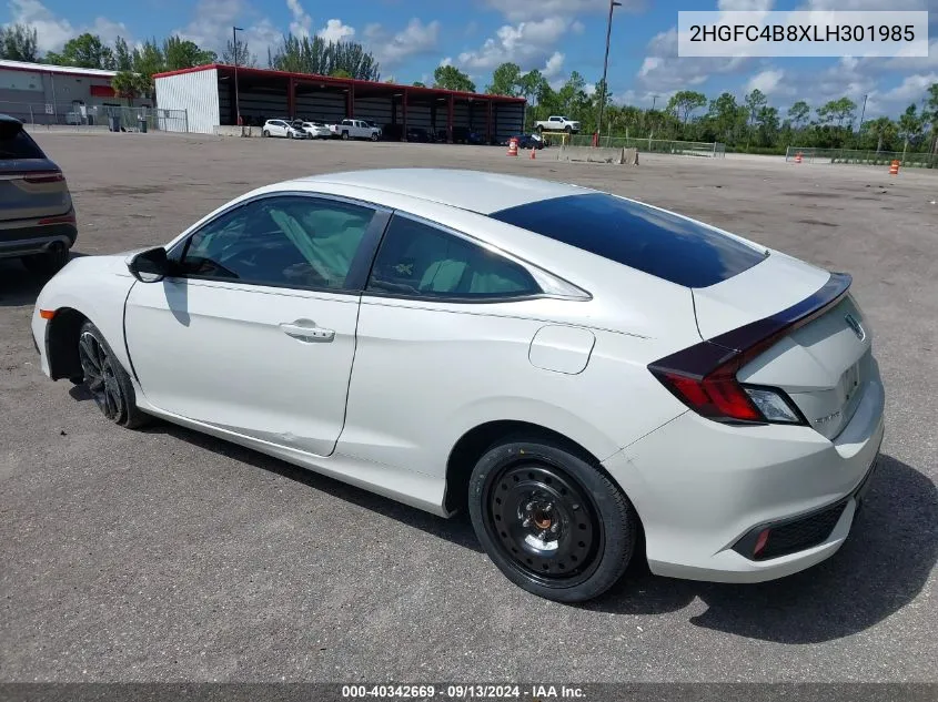 2020 Honda Civic Sport VIN: 2HGFC4B8XLH301985 Lot: 40342669