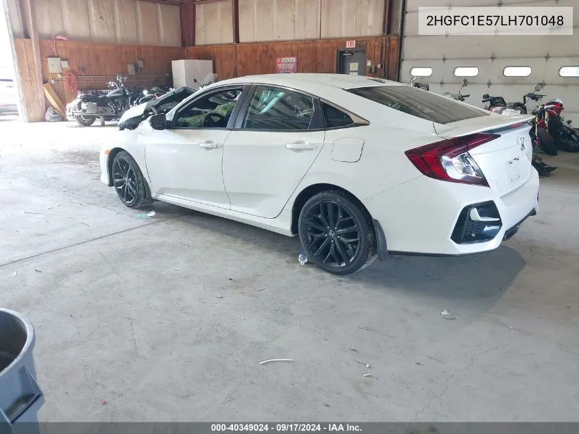 2020 Honda Civic Si Sedan VIN: 2HGFC1E57LH701048 Lot: 40349024