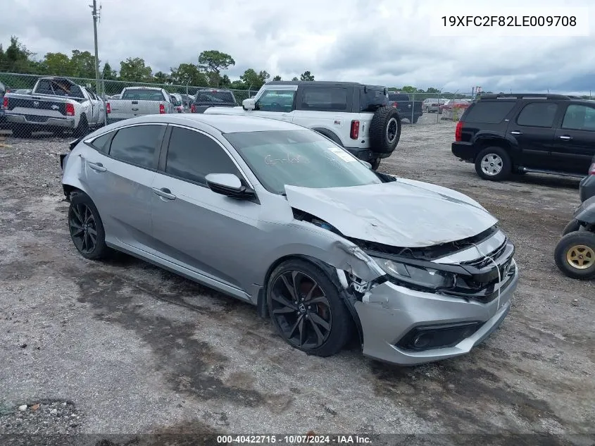 2020 Honda Civic Sport VIN: 19XFC2F82LE009708 Lot: 40422715