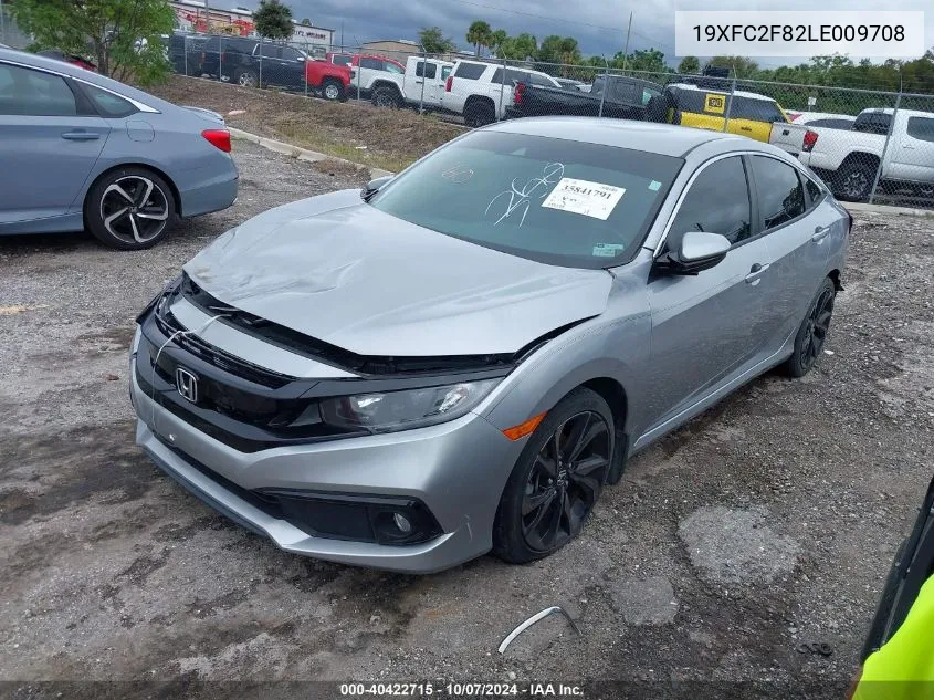 2020 Honda Civic Sport VIN: 19XFC2F82LE009708 Lot: 40422715