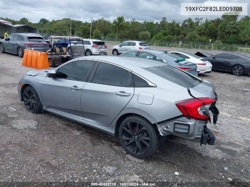 2020 Honda Civic Sport VIN: 19XFC2F82LE009708 Lot: 40422715