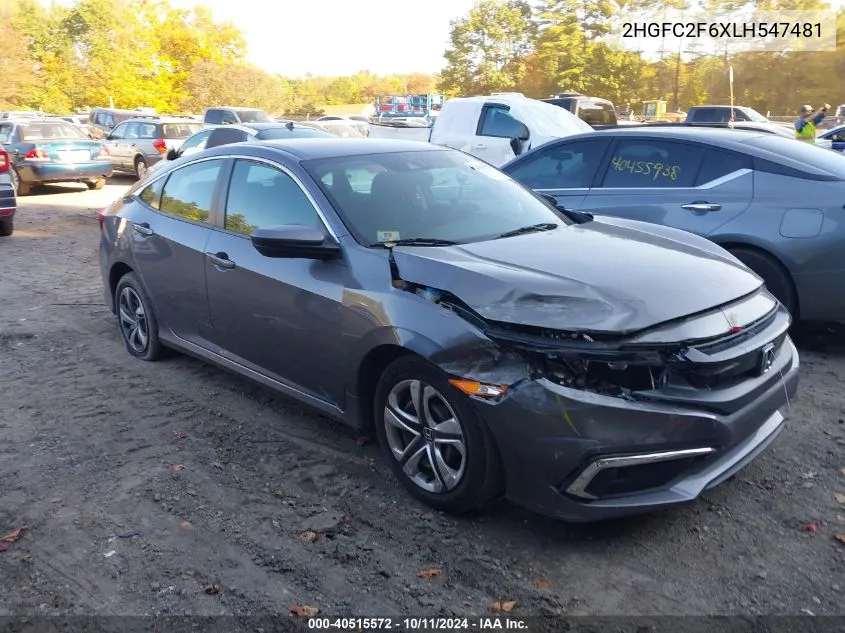 2HGFC2F6XLH547481 2020 Honda Civic Lx