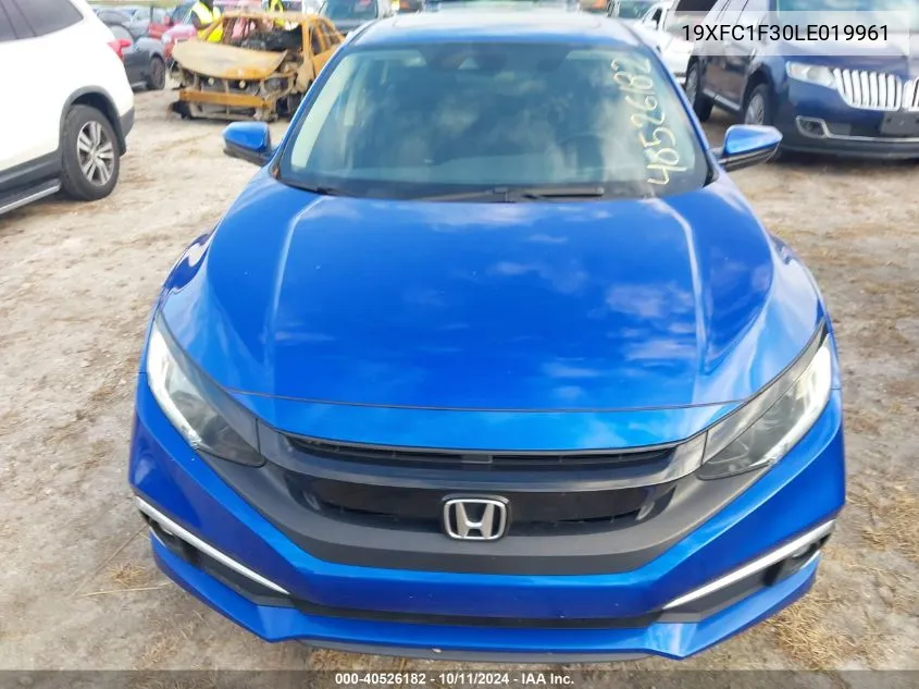 2020 Honda Civic Ex VIN: 19XFC1F30LE019961 Lot: 40526182