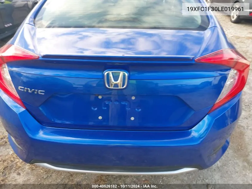 2020 Honda Civic Ex VIN: 19XFC1F30LE019961 Lot: 40526182