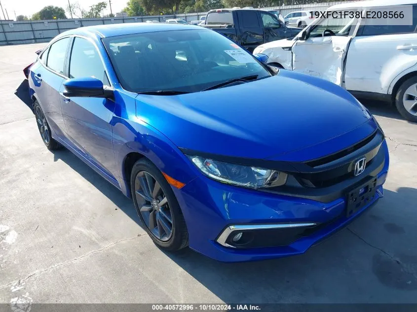 2020 Honda Civic Ex VIN: 19XFC1F38LE208566 Lot: 40572996