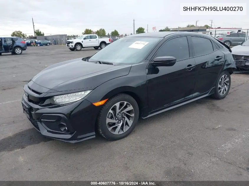 2020 Honda Civic Sport Touring VIN: SHHFK7H95LU400270 Lot: 40607776