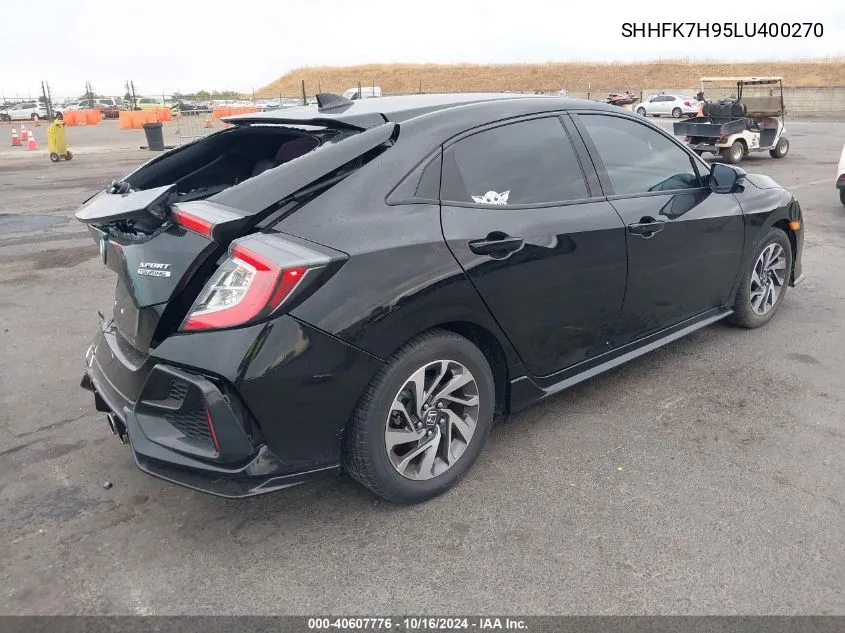 2020 Honda Civic Sport Touring VIN: SHHFK7H95LU400270 Lot: 40607776