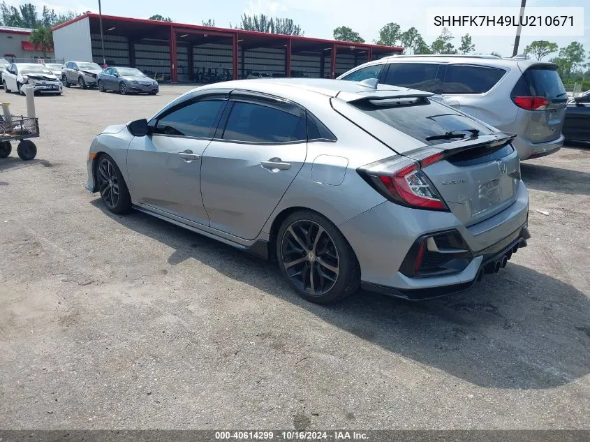 SHHFK7H49LU210671 2020 Honda Civic Sport