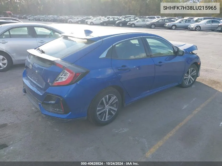 SHHFK7H38LU215965 2020 Honda Civic Lx