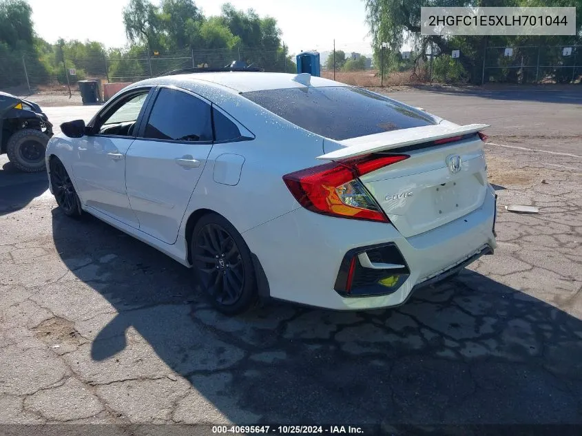 2020 Honda Civic Si Sedan VIN: 2HGFC1E5XLH701044 Lot: 40695647