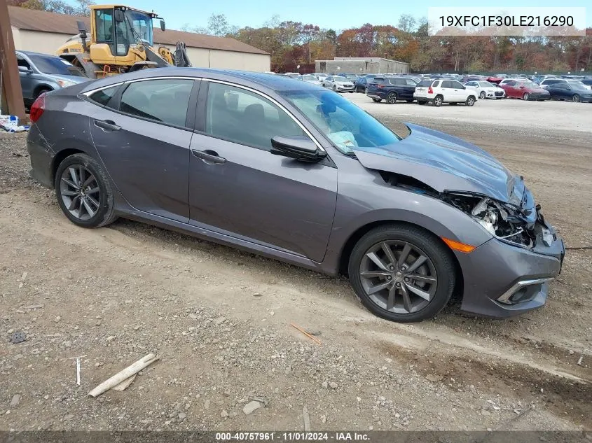 2020 Honda Civic Ex VIN: 19XFC1F30LE216290 Lot: 40757961