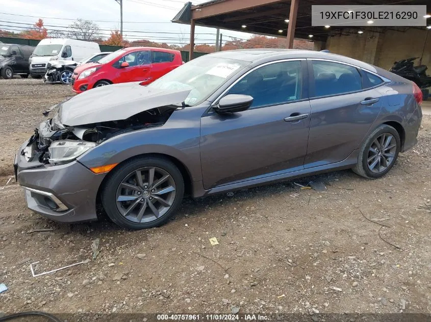 2020 Honda Civic Ex VIN: 19XFC1F30LE216290 Lot: 40757961