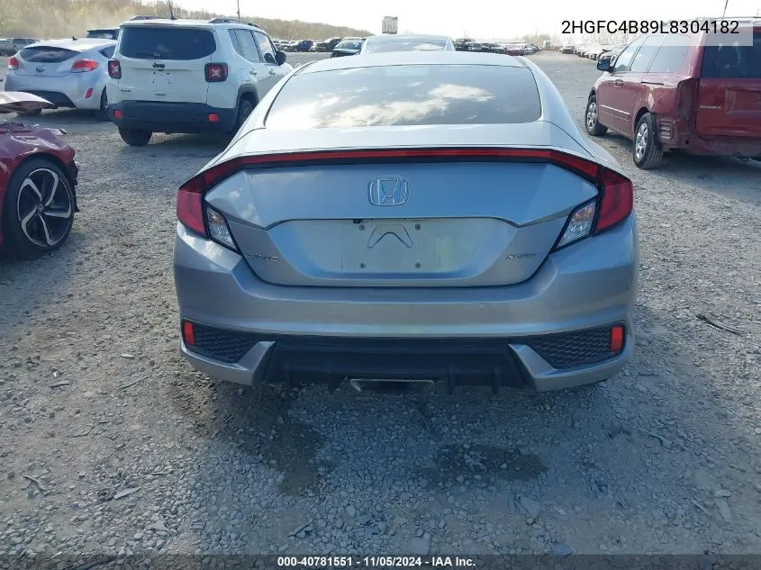 2020 Honda Civic Sport VIN: 2HGFC4B89L8304182 Lot: 40781551