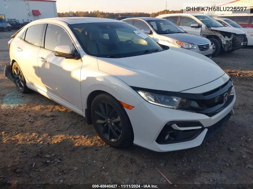 2020 Honda Civic Ex VIN: SHHFK7H68LU225597 Lot: 40840427