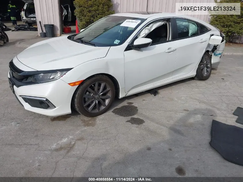 2020 Honda Civic Ex VIN: 19XFC1F39LE213324 Lot: 40858554