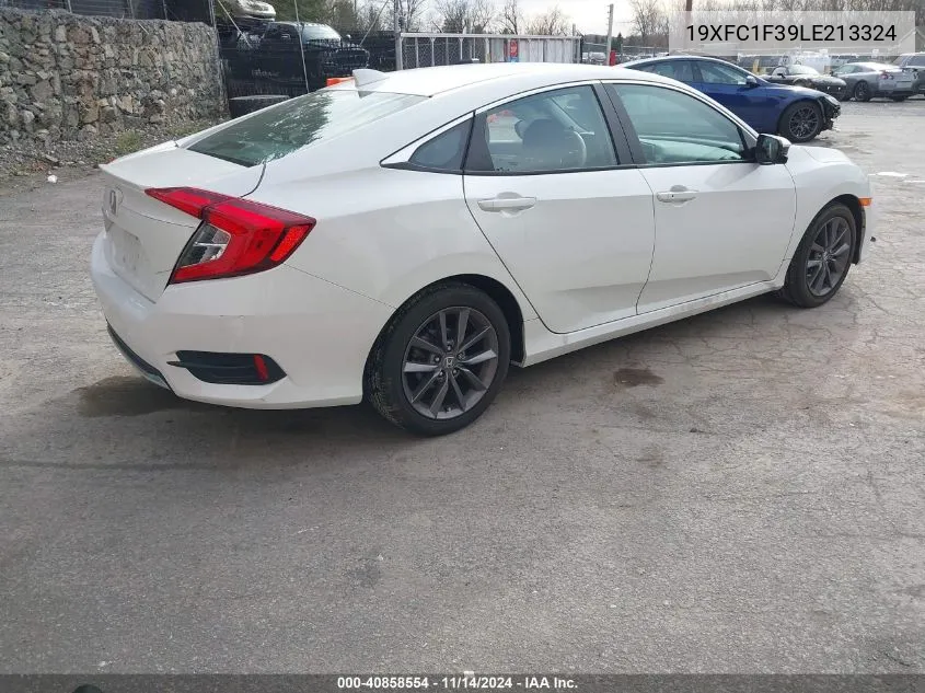 2020 Honda Civic Ex VIN: 19XFC1F39LE213324 Lot: 40858554