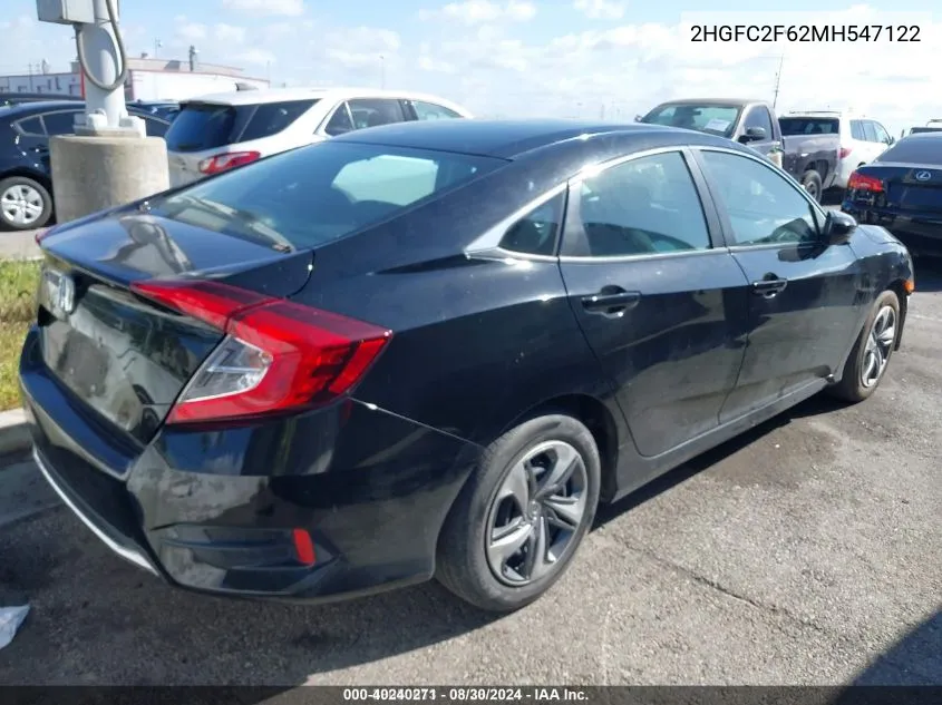 2HGFC2F62MH547122 2021 Honda Civic Lx