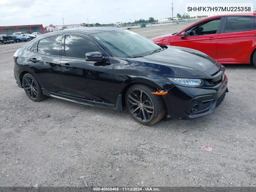 2021 Honda Civic Sport Touring VIN: SHHFK7H97MU225358 Lot: 40858488