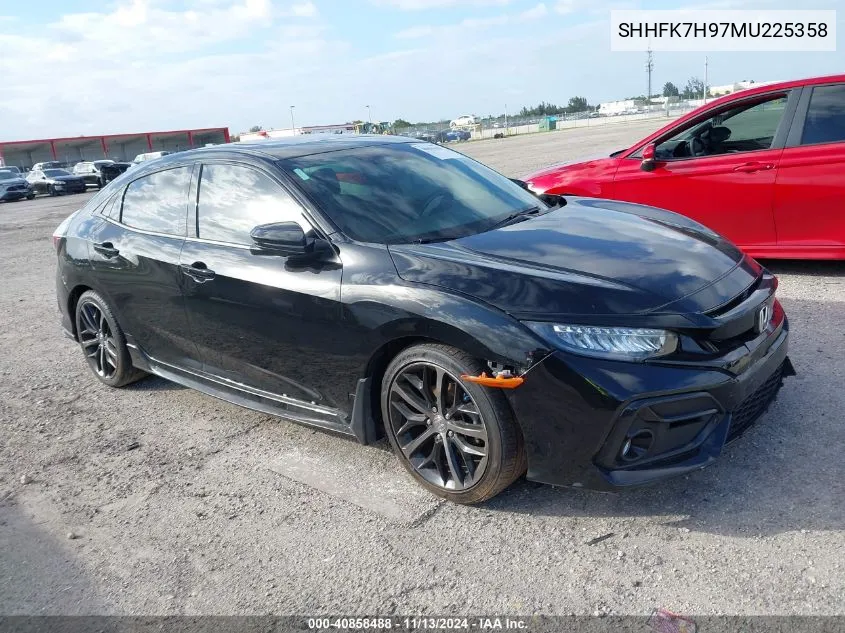 2021 Honda Civic Sport Touring VIN: SHHFK7H97MU225358 Lot: 40858488