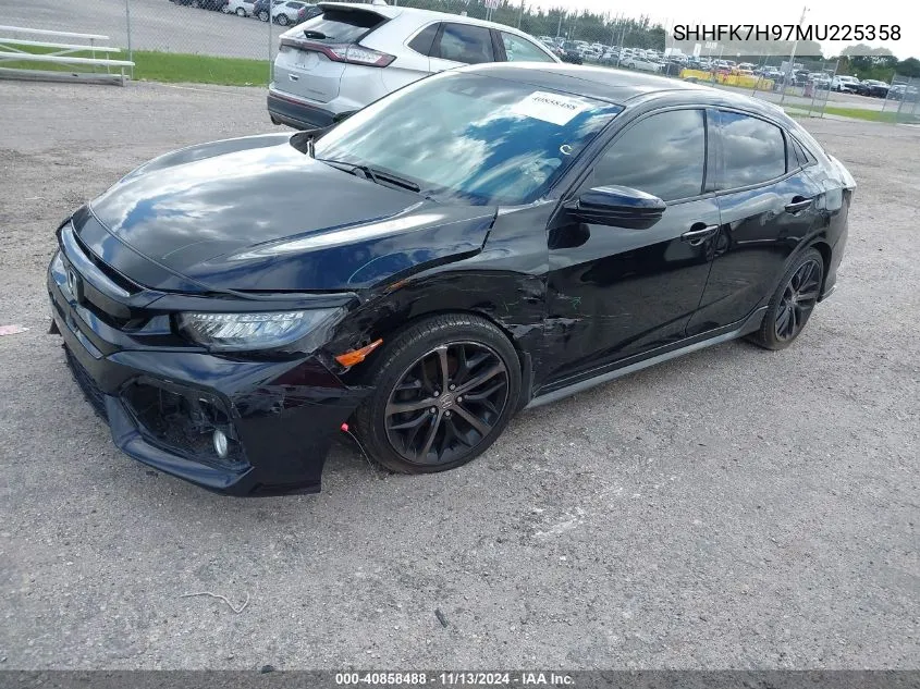 2021 Honda Civic Sport Touring VIN: SHHFK7H97MU225358 Lot: 40858488