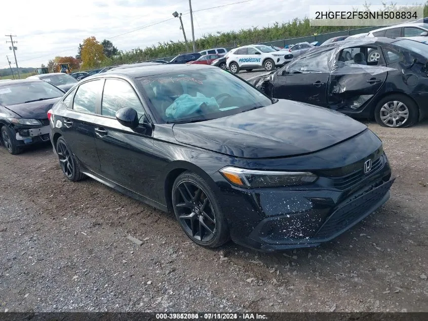 2HGFE2F53NH508834 2022 Honda Civic Sport