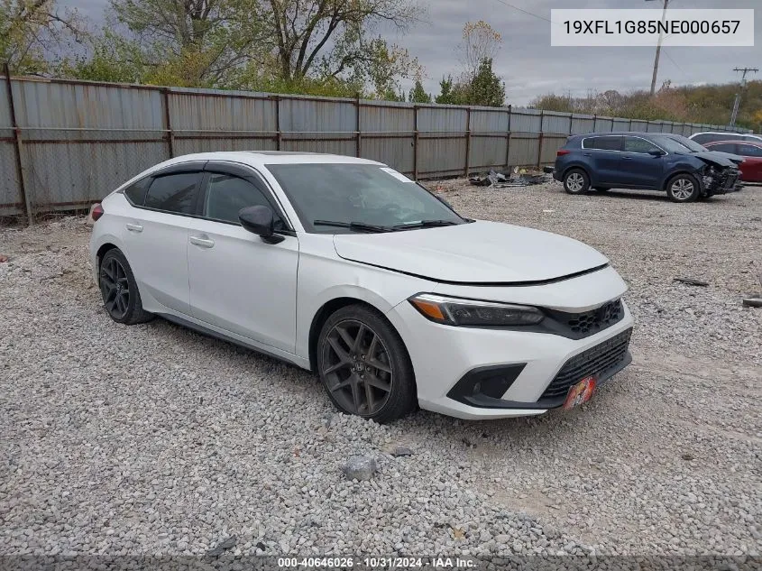 2022 Honda Civic Sport Touring VIN: 19XFL1G85NE000657 Lot: 40646026