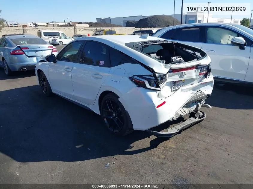 2022 Honda Civic Sport VIN: 19XFL2H81NE022899 Lot: 40806093