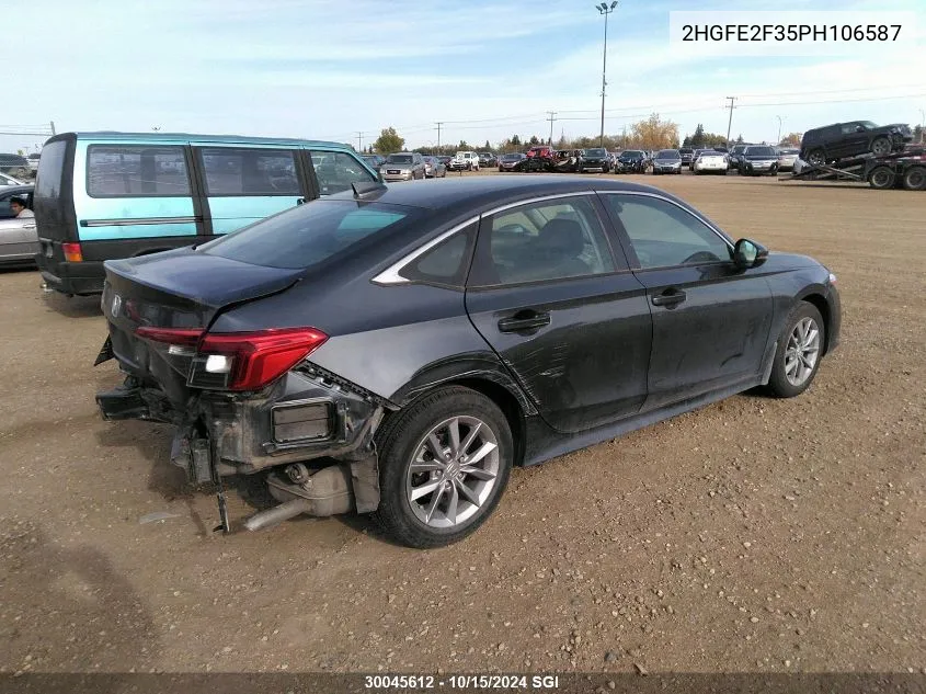 2HGFE2F35PH106587 2023 Honda Civic Ex