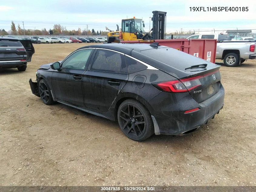 2023 Honda Civic Sport Touring VIN: 19XFL1H85PE400185 Lot: 30047938