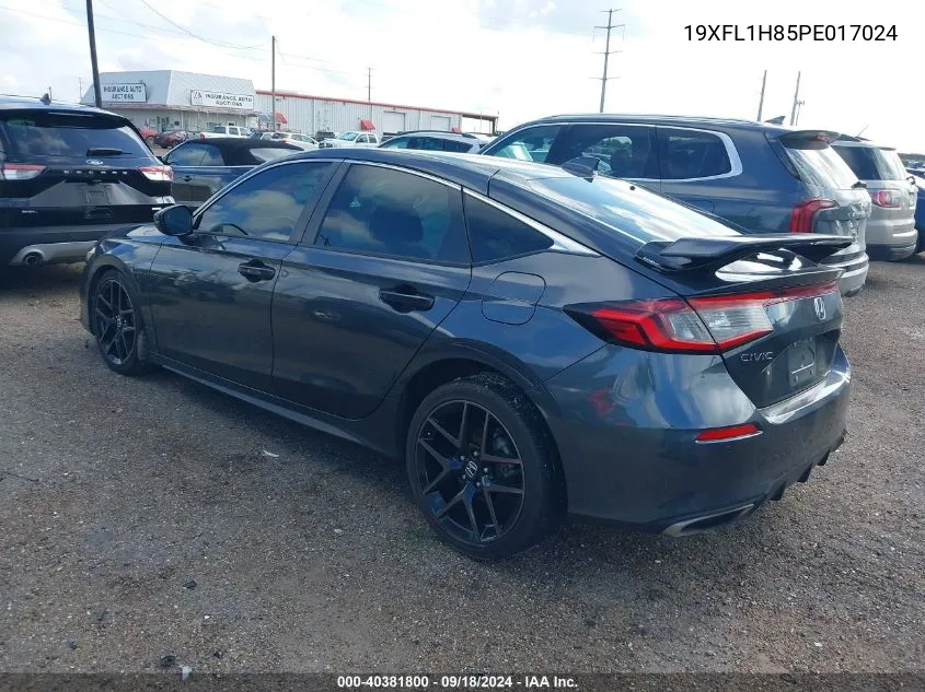 2023 Honda Civic Sport Touring VIN: 19XFL1H85PE017024 Lot: 40381800