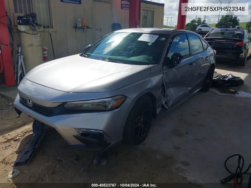 2023 Honda Civic Sport VIN: 2HGFE2F5XPH523348 Lot: 40523767