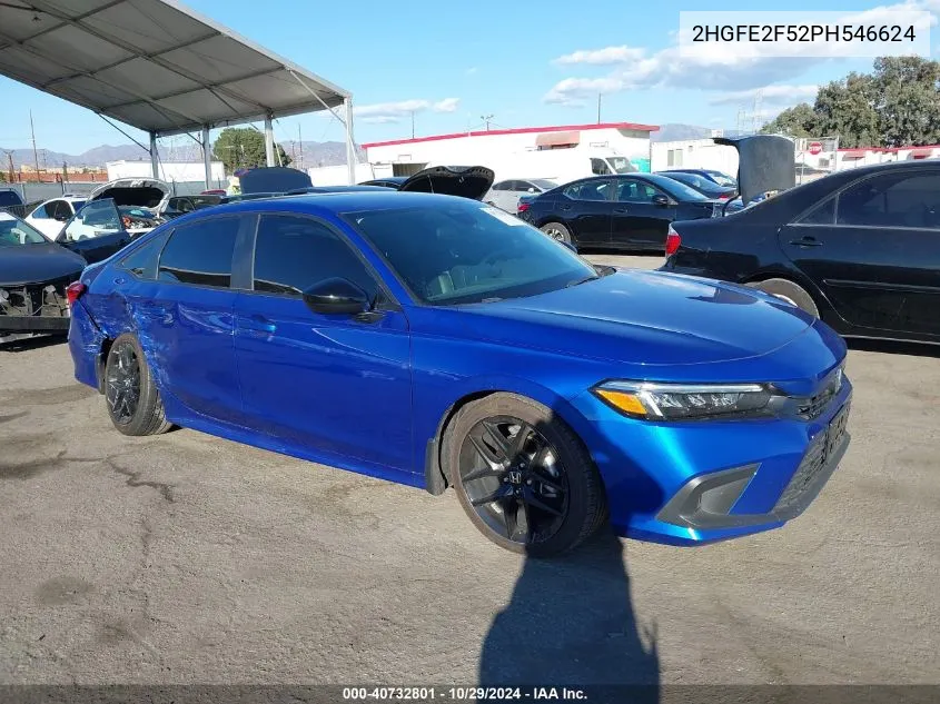 2023 Honda Civic Sport VIN: 2HGFE2F52PH546624 Lot: 40732801