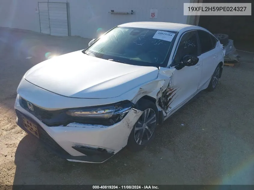 2023 Honda Civic Lx VIN: 19XFL2H59PE024327 Lot: 40819204