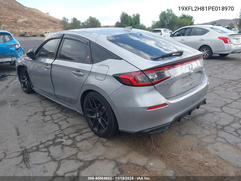 2023 Honda Civic Sport VIN: 19XFL2H81PE018970 Lot: 40864683