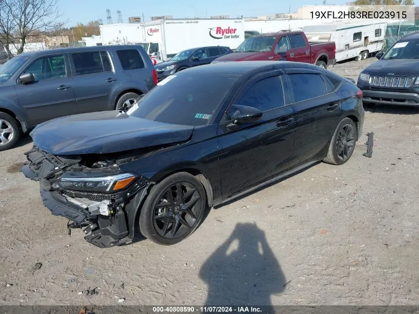 2024 Honda Civic Sport VIN: 19XFL2H83RE023915 Lot: 40808590