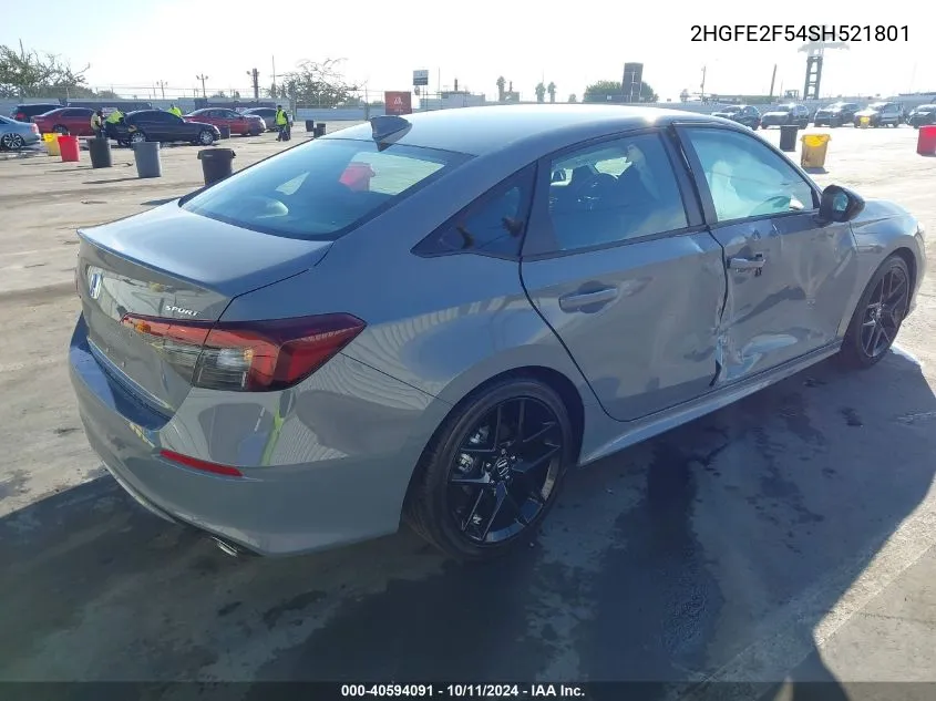 2HGFE2F54SH521801 2025 Honda Civic Sport