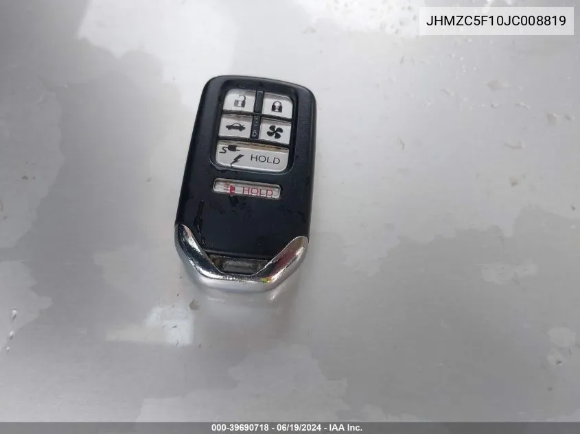 JHMZC5F10JC008819 2018 Honda Clarity Plug-In Hybrid