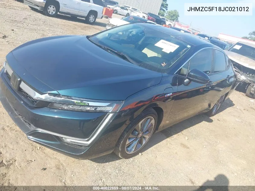 JHMZC5F18JC021012 2018 Honda Clarity Plug-In Hybrid