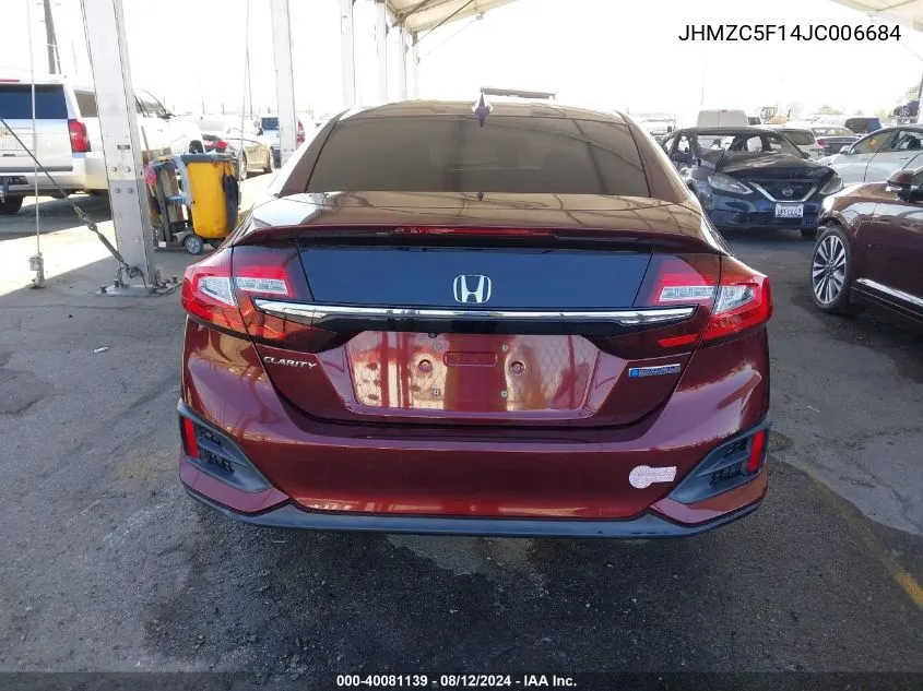 JHMZC5F14JC006684 2018 Honda Clarity Plug-In Hybrid