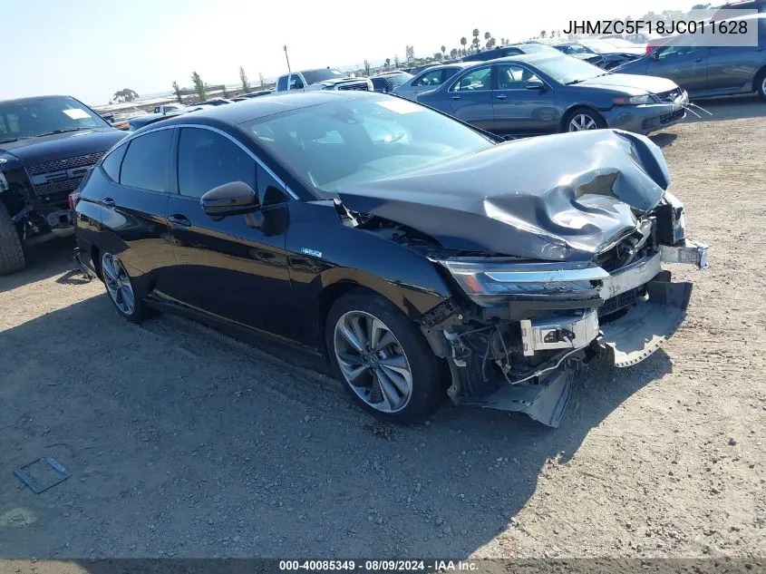 2018 Honda Clarity Plug-In Hybrid VIN: JHMZC5F18JC011628 Lot: 40085349