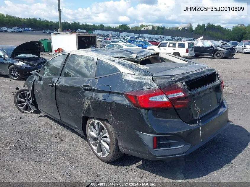 2018 Honda Clarity Plug-In Hybrid Touring VIN: JHMZC5F35JC010809 Lot: 40153447