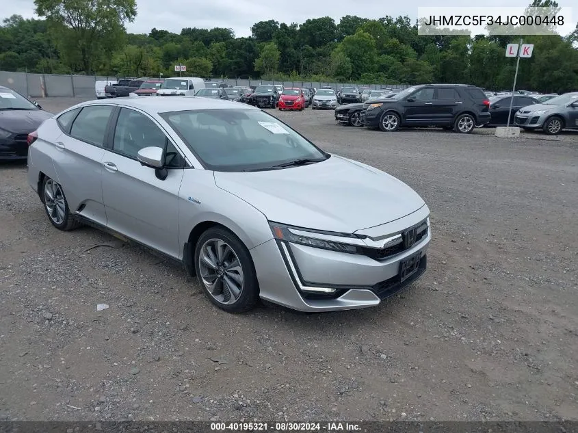 JHMZC5F34JC000448 2018 Honda Clarity Plug-In Hybrid Touring