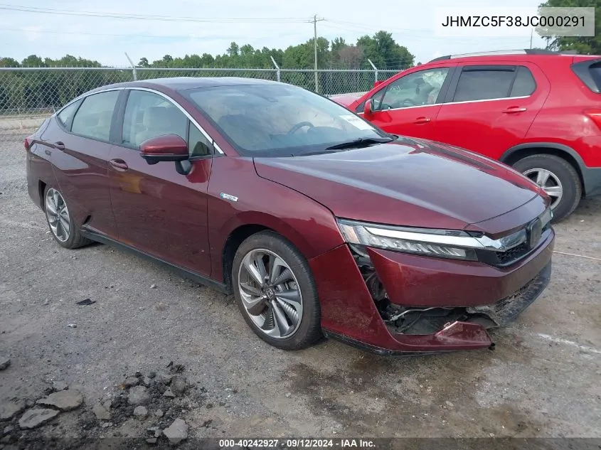 2018 Honda Clarity Plug-In Hybrid Touring VIN: JHMZC5F38JC000291 Lot: 40242927