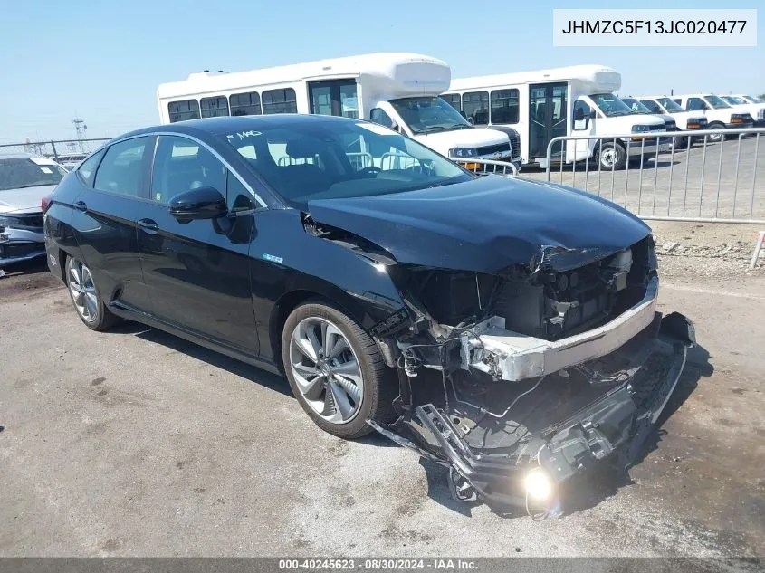 2018 Honda Clarity Plug-In Hybrid VIN: JHMZC5F13JC020477 Lot: 40245623