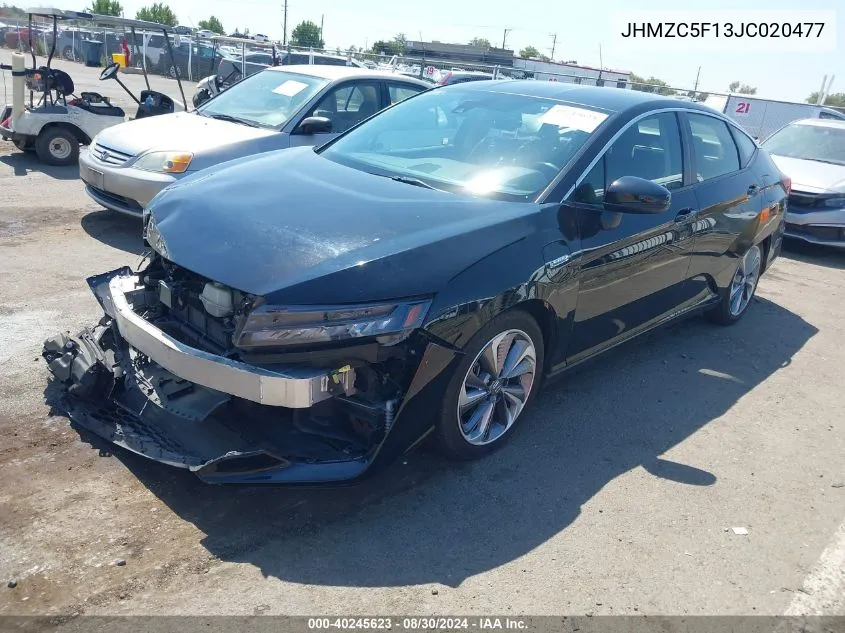 2018 Honda Clarity Plug-In Hybrid VIN: JHMZC5F13JC020477 Lot: 40245623