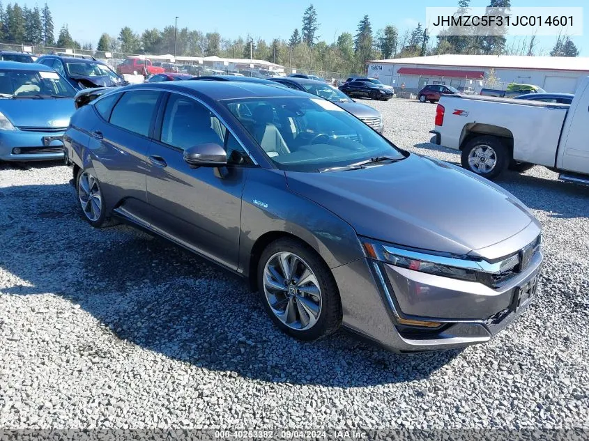 2018 Honda Clarity Plug-In Hybrid Touring VIN: JHMZC5F31JC014601 Lot: 40253382